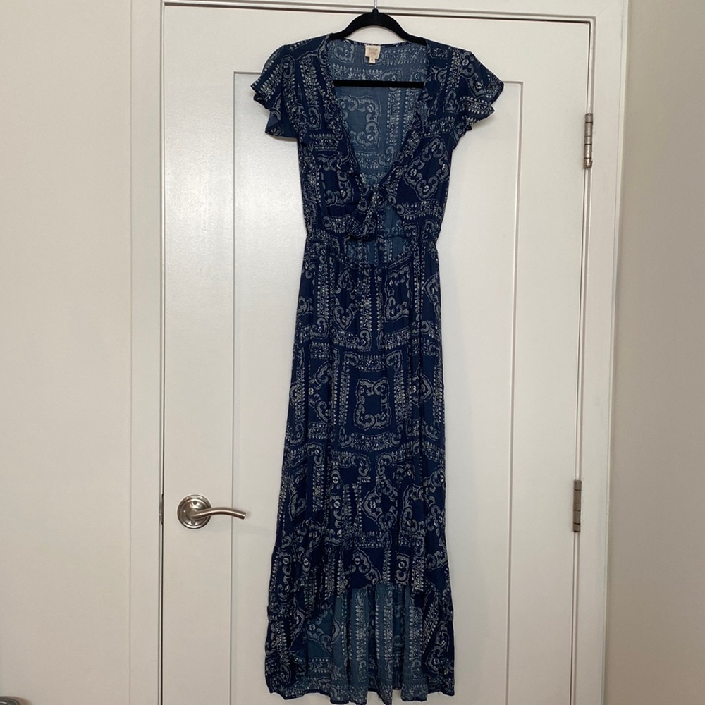Cutout Maxi Summer Dress